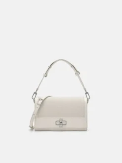 Leather Shoulder Bag - Chalk