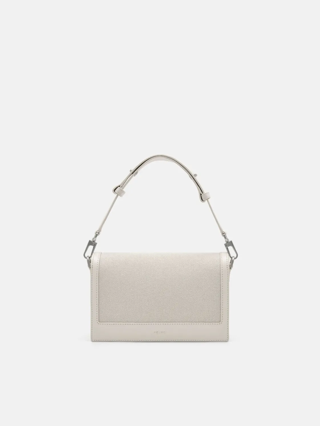 Leather Shoulder Bag - Chalk