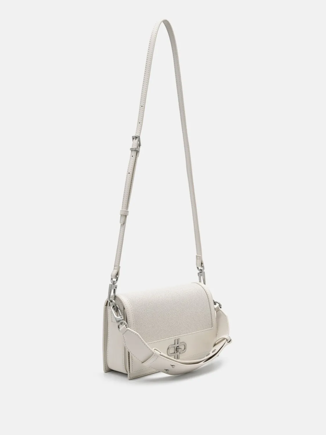 Leather Shoulder Bag - Chalk