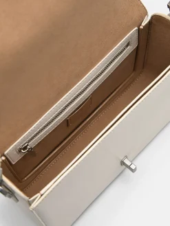 Leather Shoulder Bag - Chalk