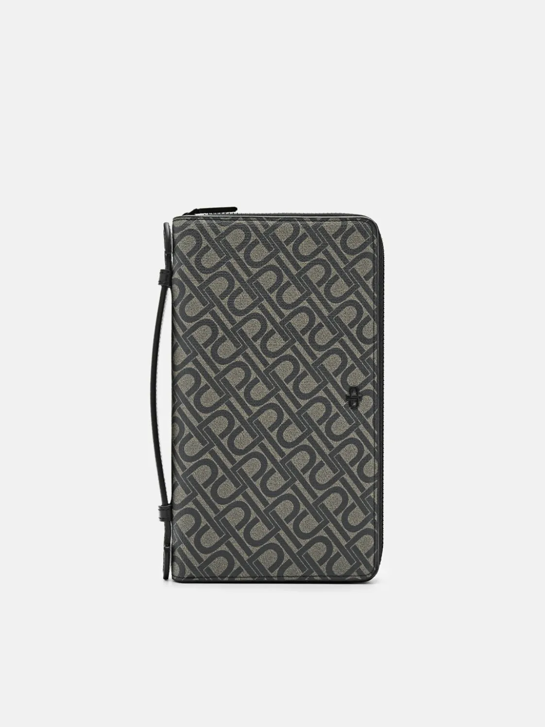 Leather Travel Organizer - Black