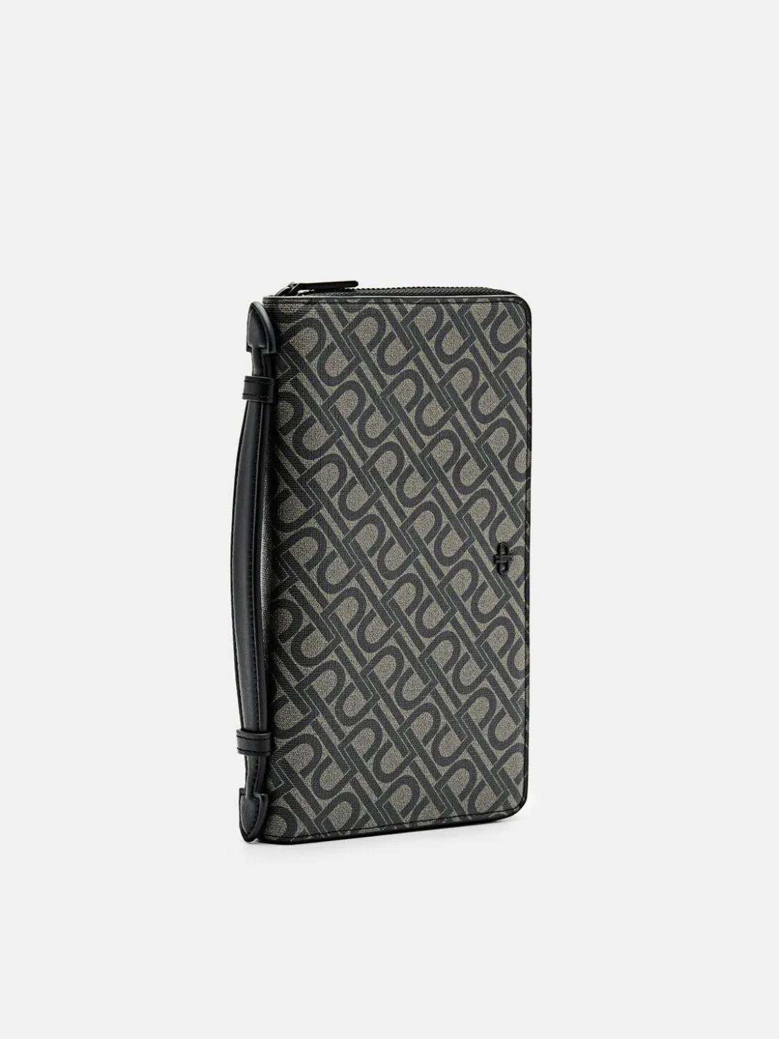 Leather Travel Organizer - Black