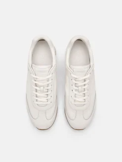 Lewis Leather Sneakers - Chalk