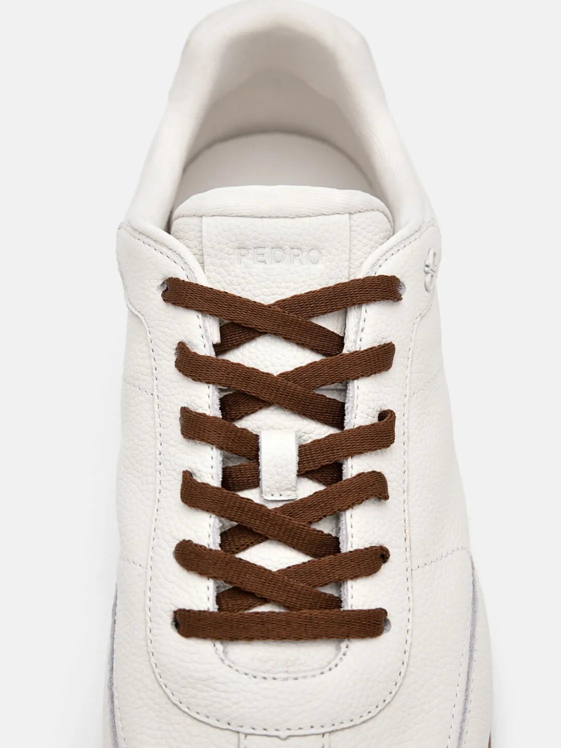 Lewis Leather Sneakers - Chalk