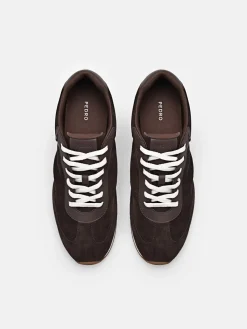 Lewis Suede Sneakers - Dark Brown