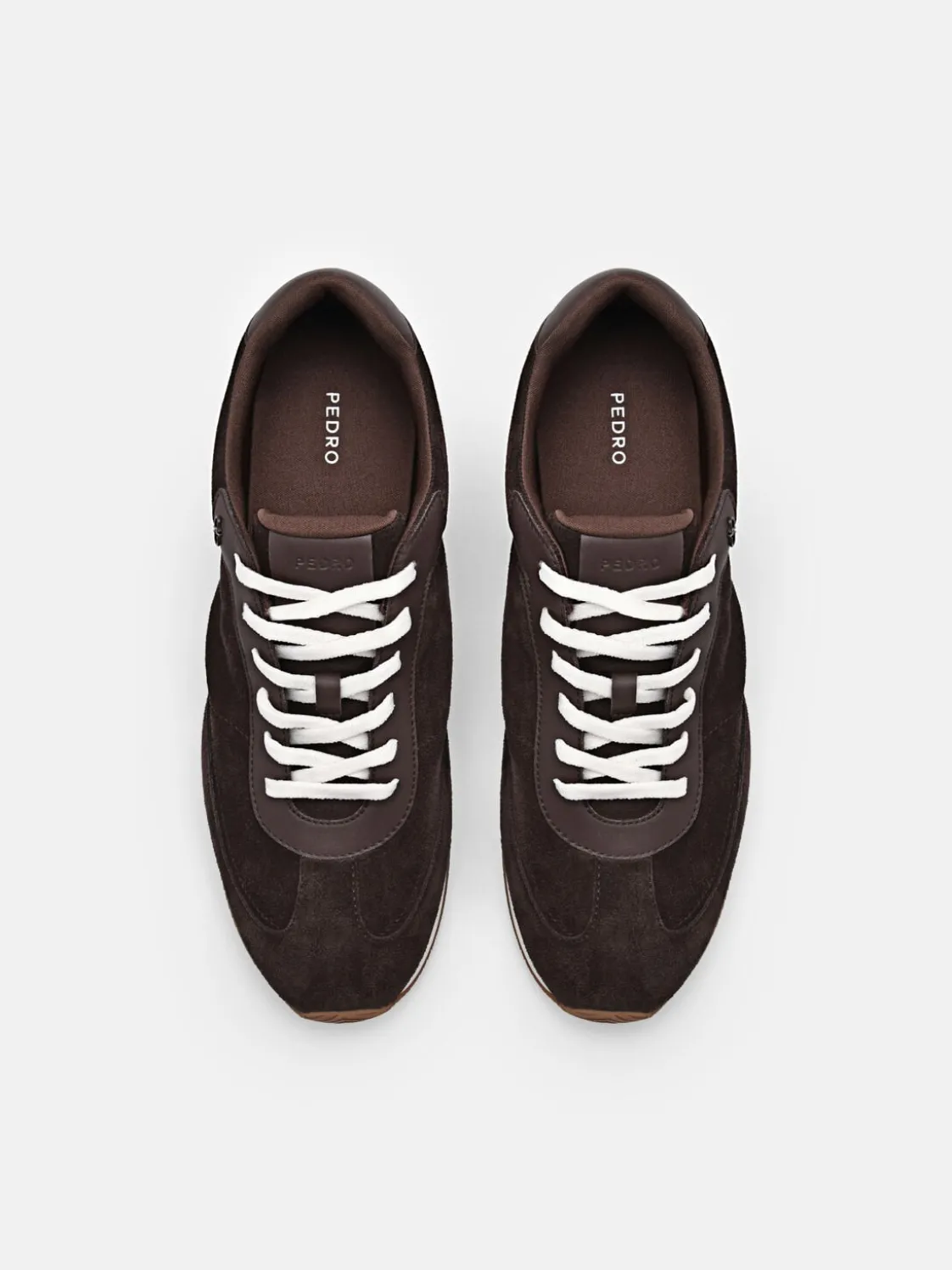 Lewis Suede Sneakers - Dark Brown