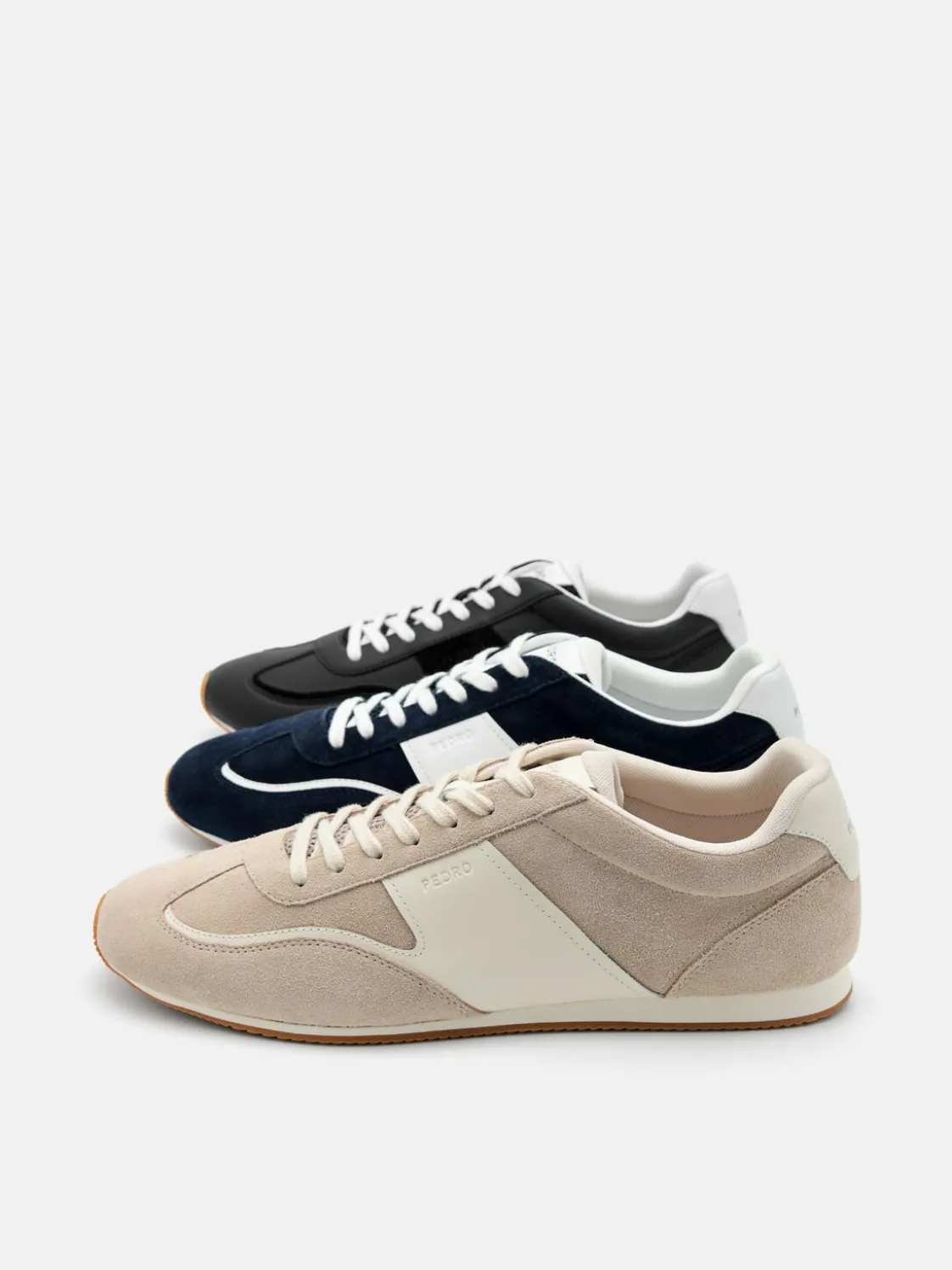 Lewis Suede Sneakers - Taupe