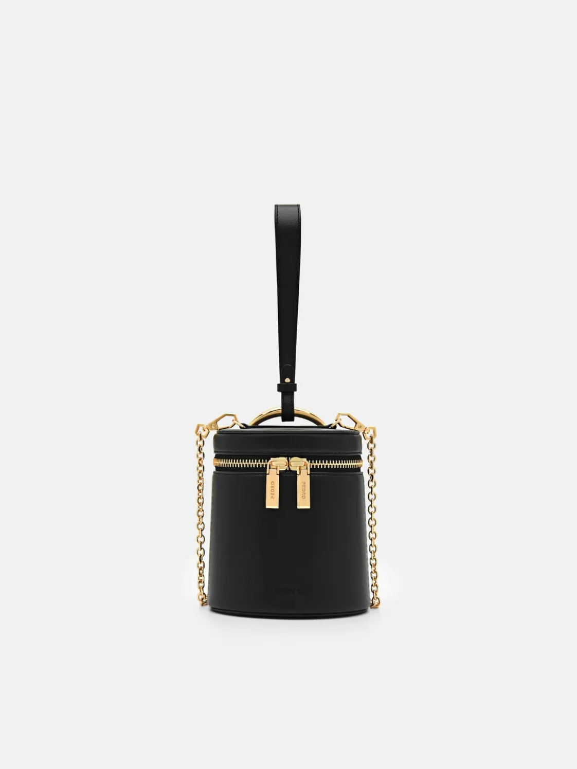 Lia Barrel Pouch - Black