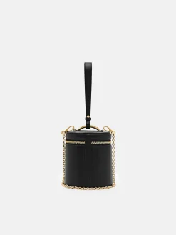 Lia Barrel Pouch - Black