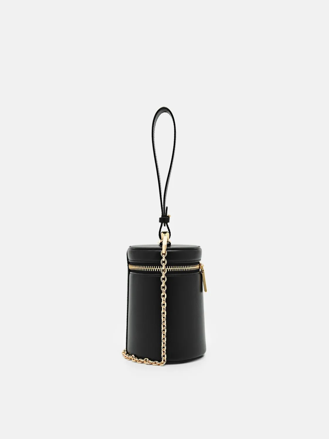 Lia Barrel Pouch - Black