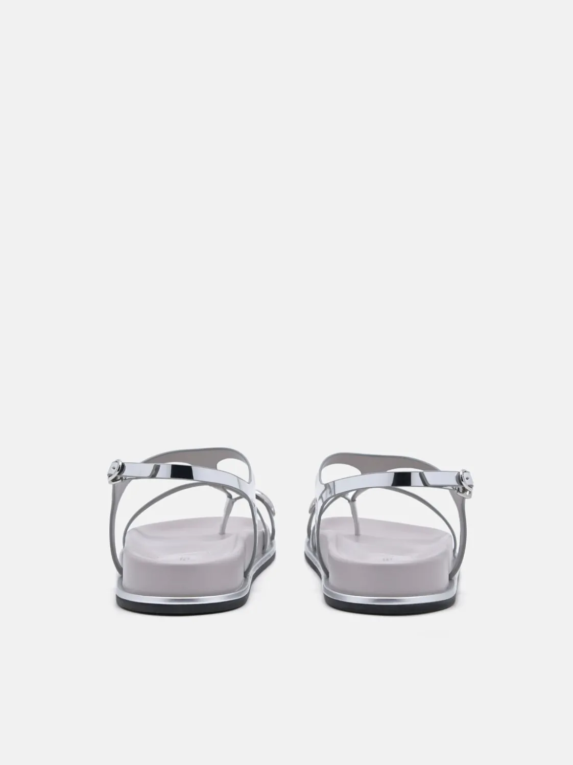 Lia Caged Sandals - Silver