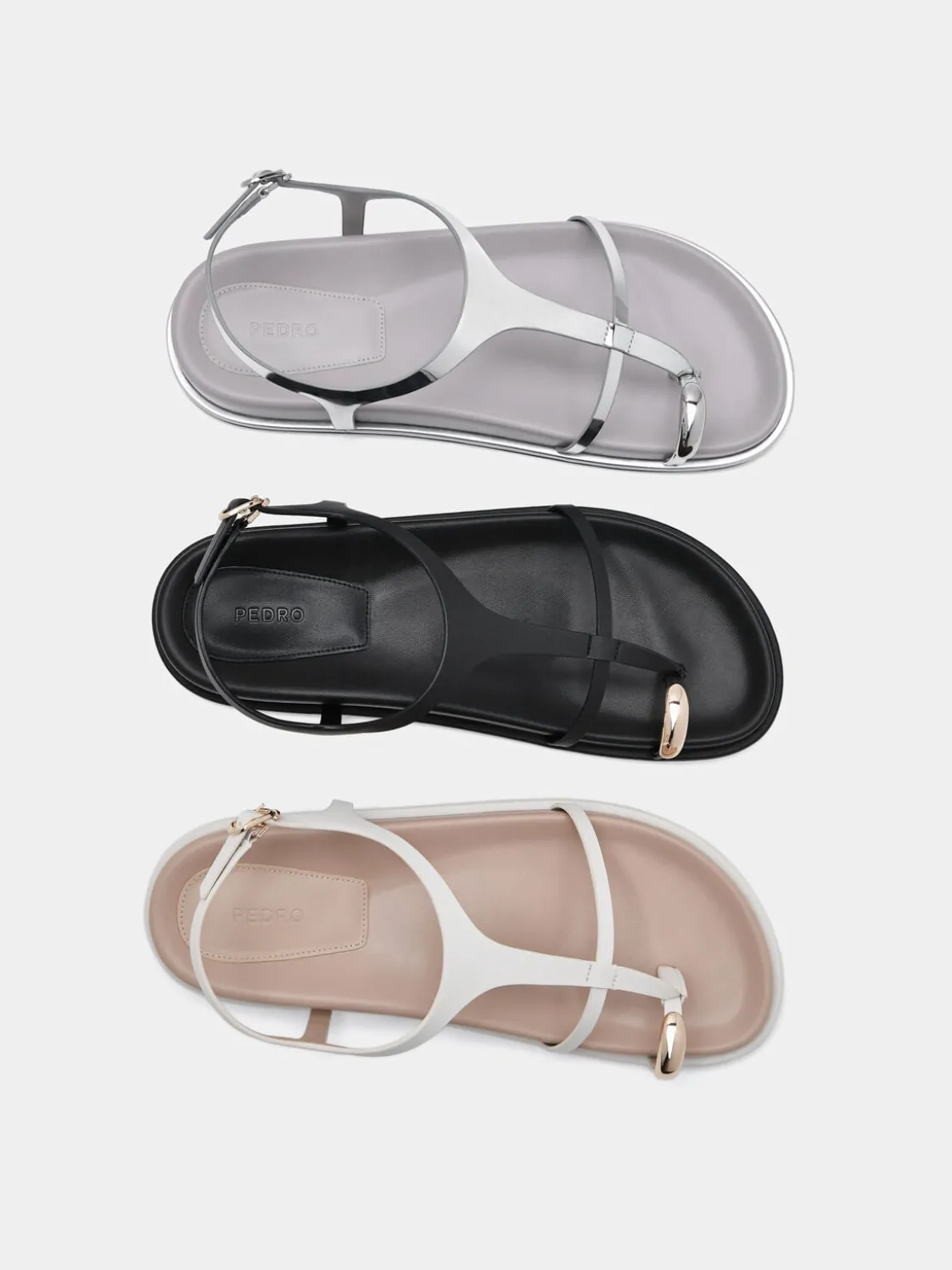 Lia Caged Sandals - Silver