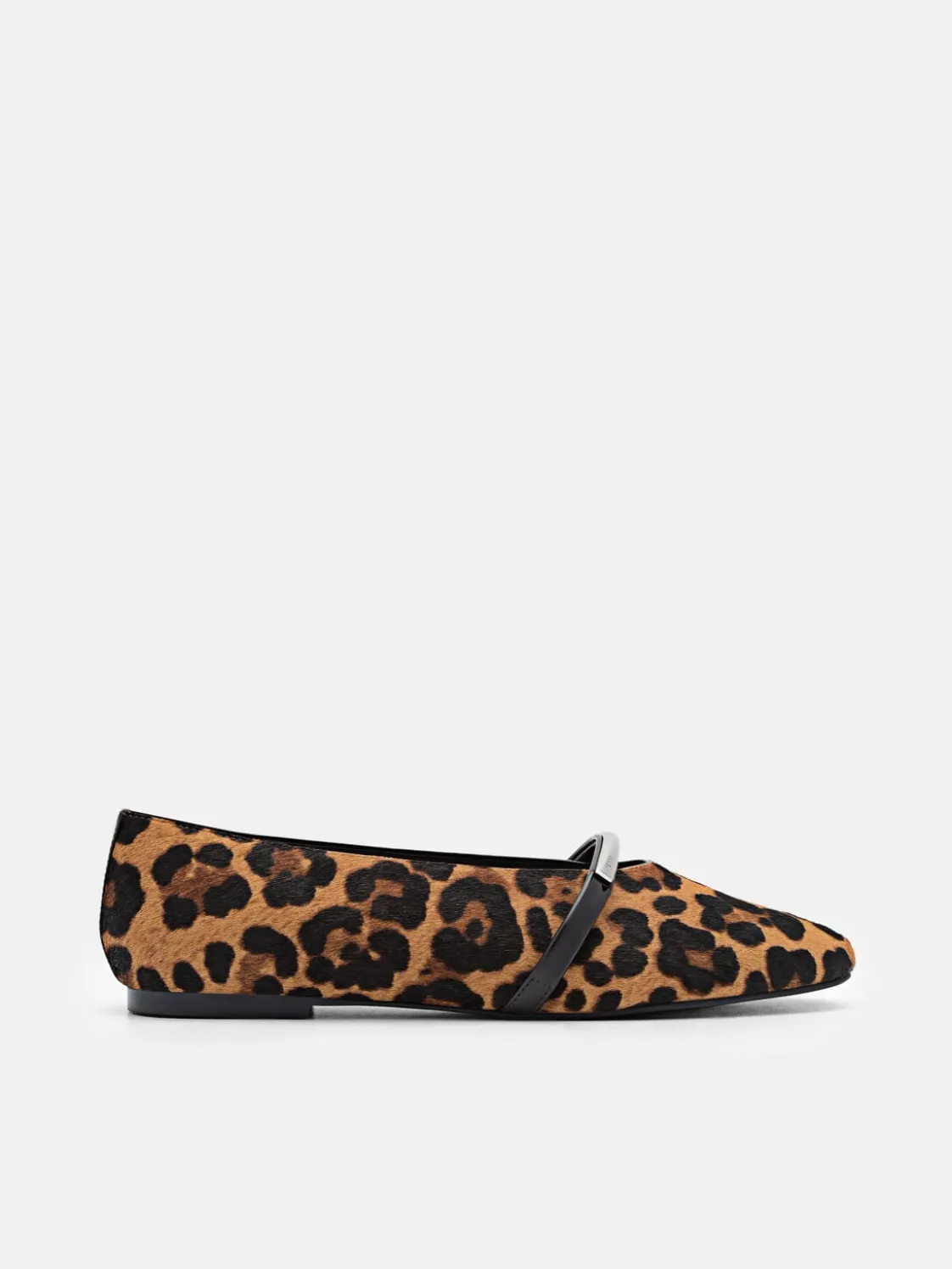 Lia Calf Hair Ballerina Flats - Multi