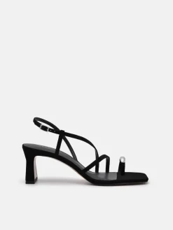 Lia Heel Sandals - Black