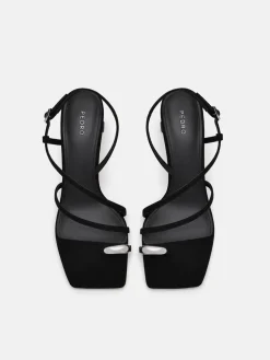 Lia Heel Sandals - Black