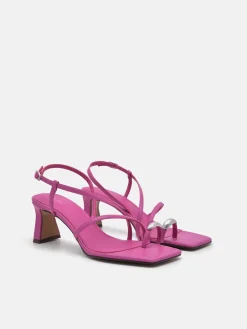 Lia Heel Sandals - Fuchsia