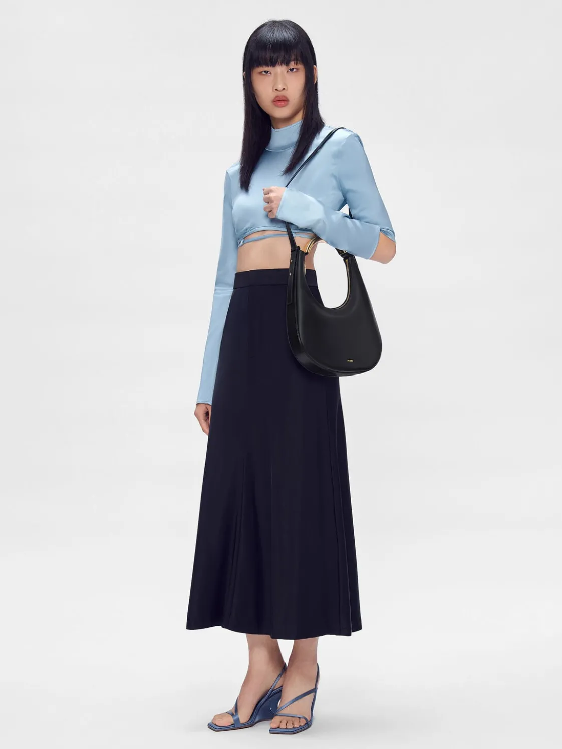 Lia Hobo Bag - Black