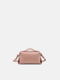 Lia Mini Bowling Bag - Nude
