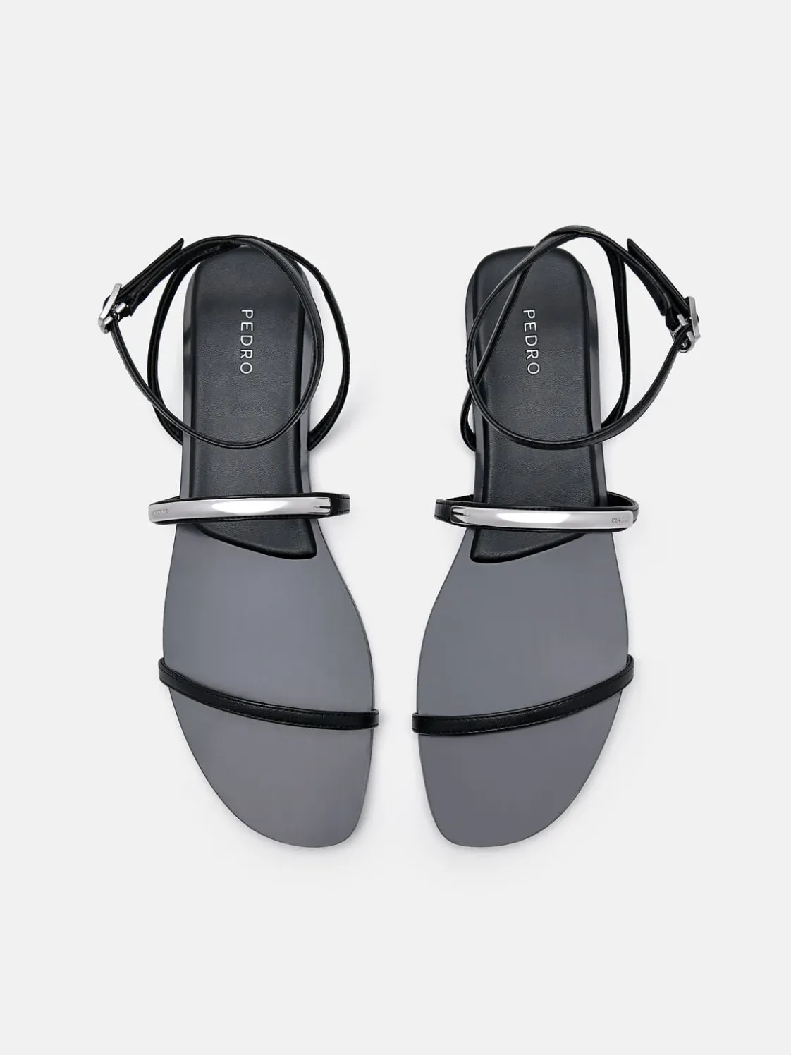 Lia Strappy Sandals - Black