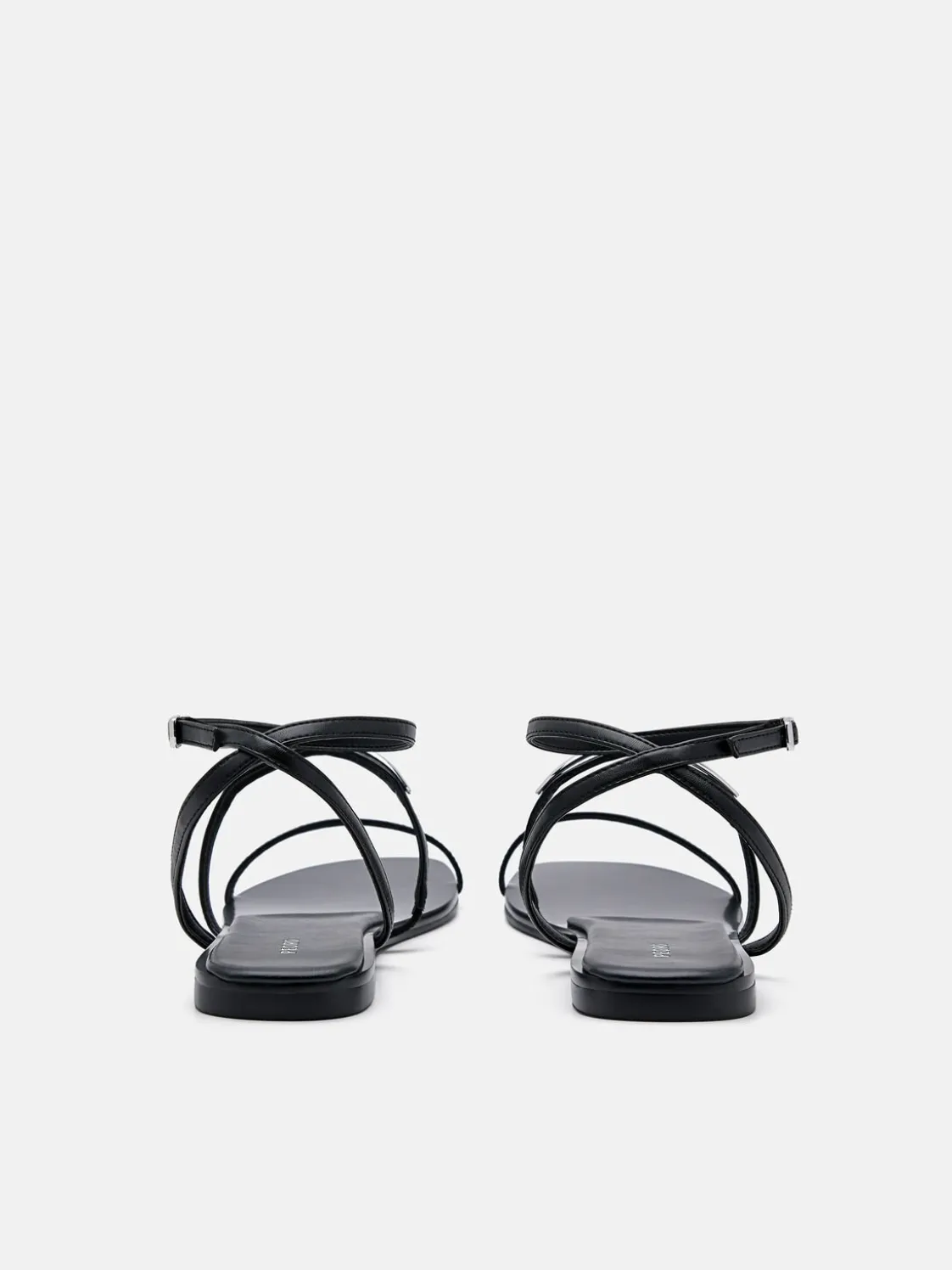 Lia Strappy Sandals - Black