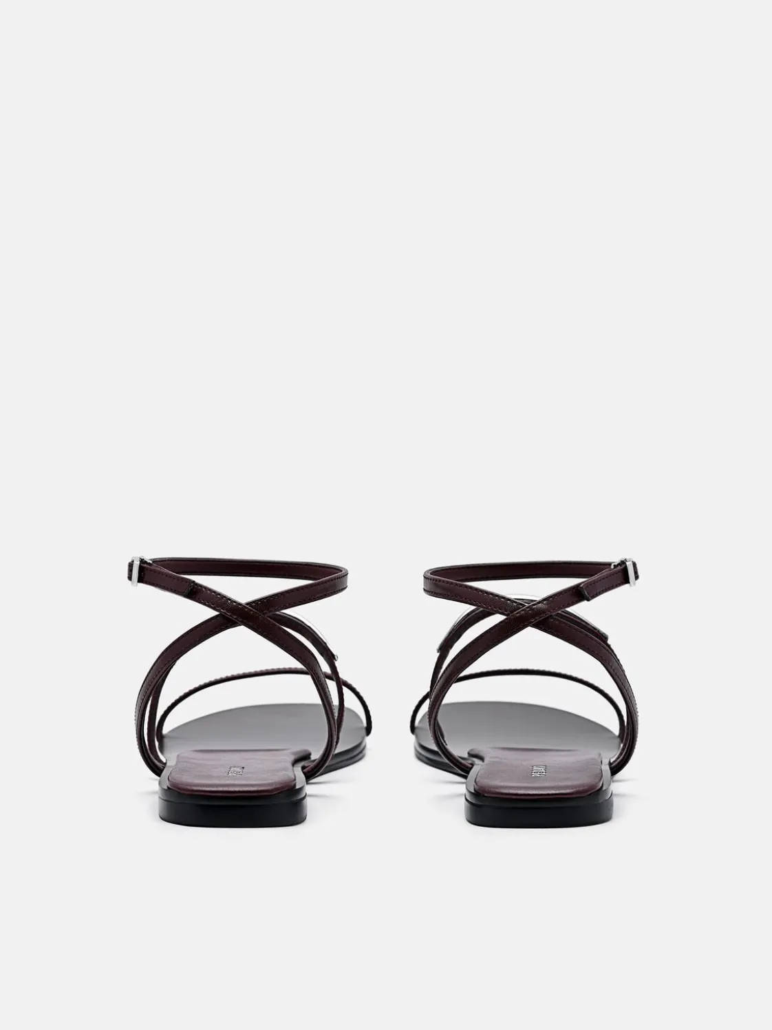 Lia Strappy Sandals - Burgundy