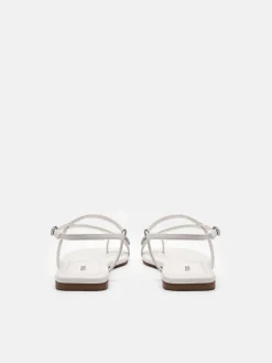Lia Toe Ring Sandals - Chalk