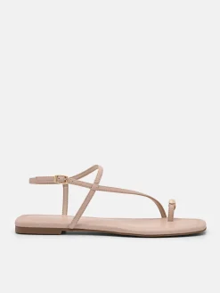 Lia Toe Ring Sandals - Nude