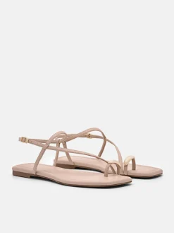 Lia Toe Ring Sandals - Nude