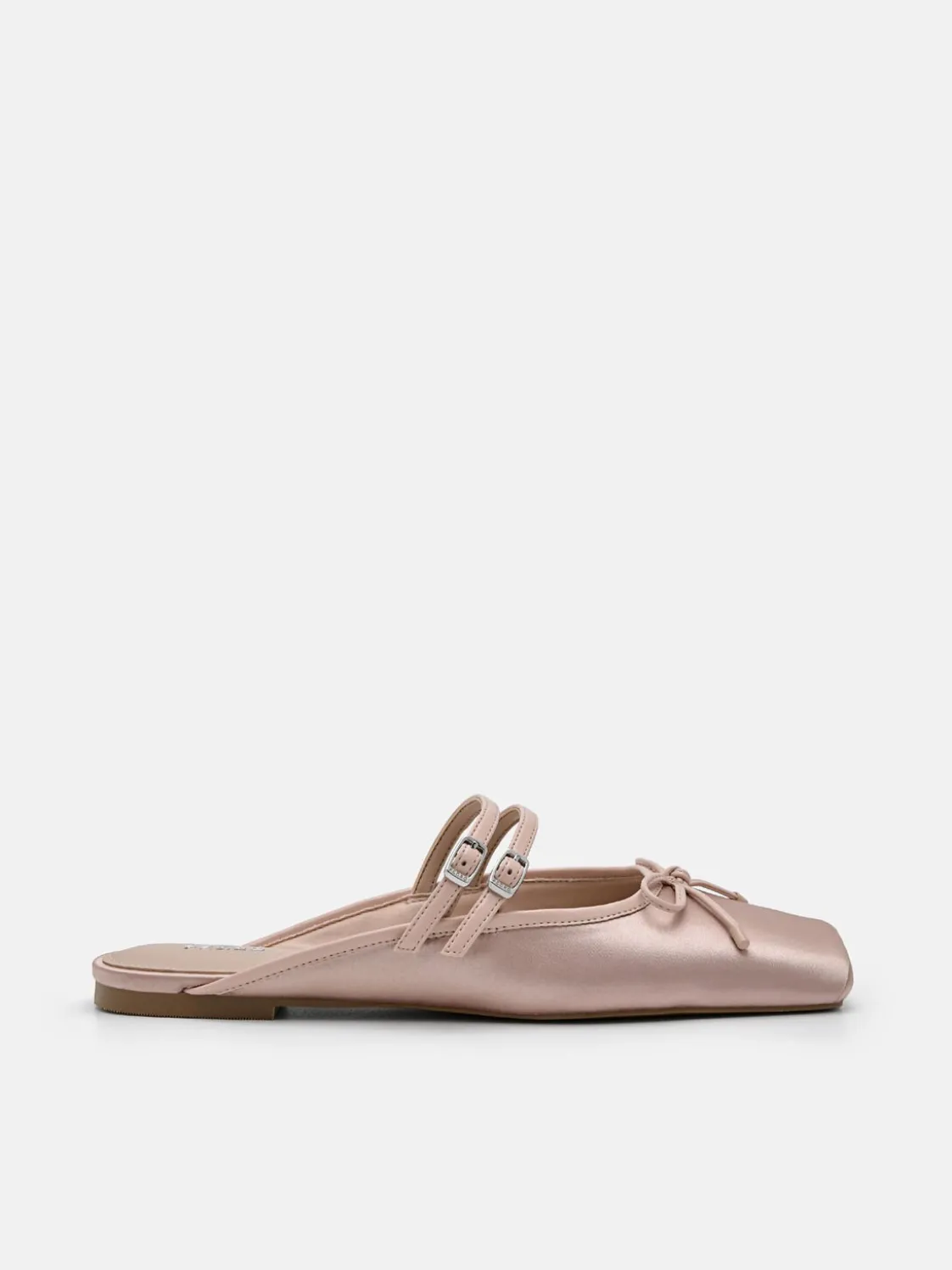 Linea Mary Jane Mules - Nude