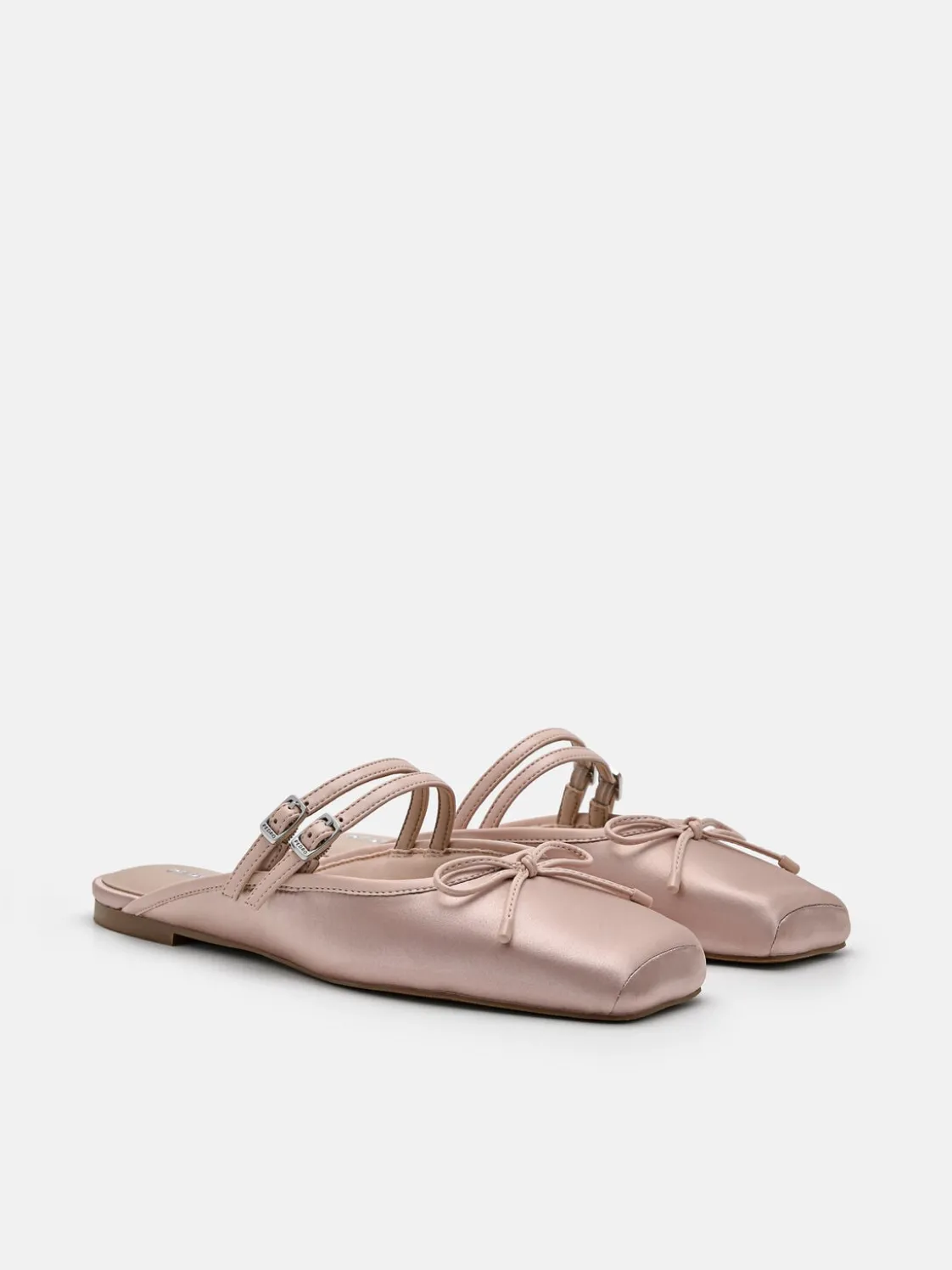 Linea Mary Jane Mules - Nude