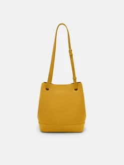 Loli Suede Bucket Bag - Yellow