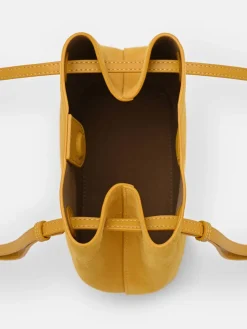 Loli Suede Bucket Bag - Yellow