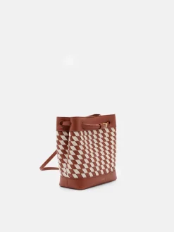 Loli Woven Bucket Bag - Multi Weave