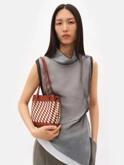 Loli Woven Bucket Bag - Multi Weave