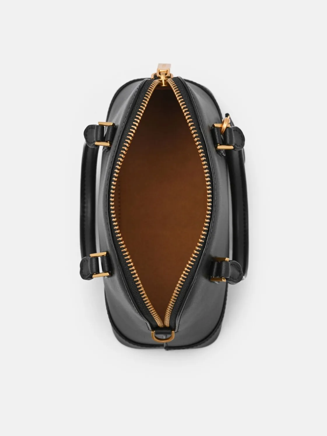 Lucia Leather Handbag - Black