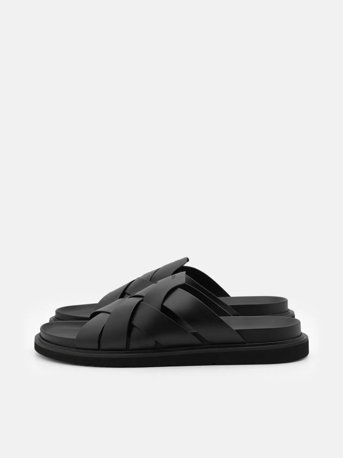 Lukas Slide Sandals - Black