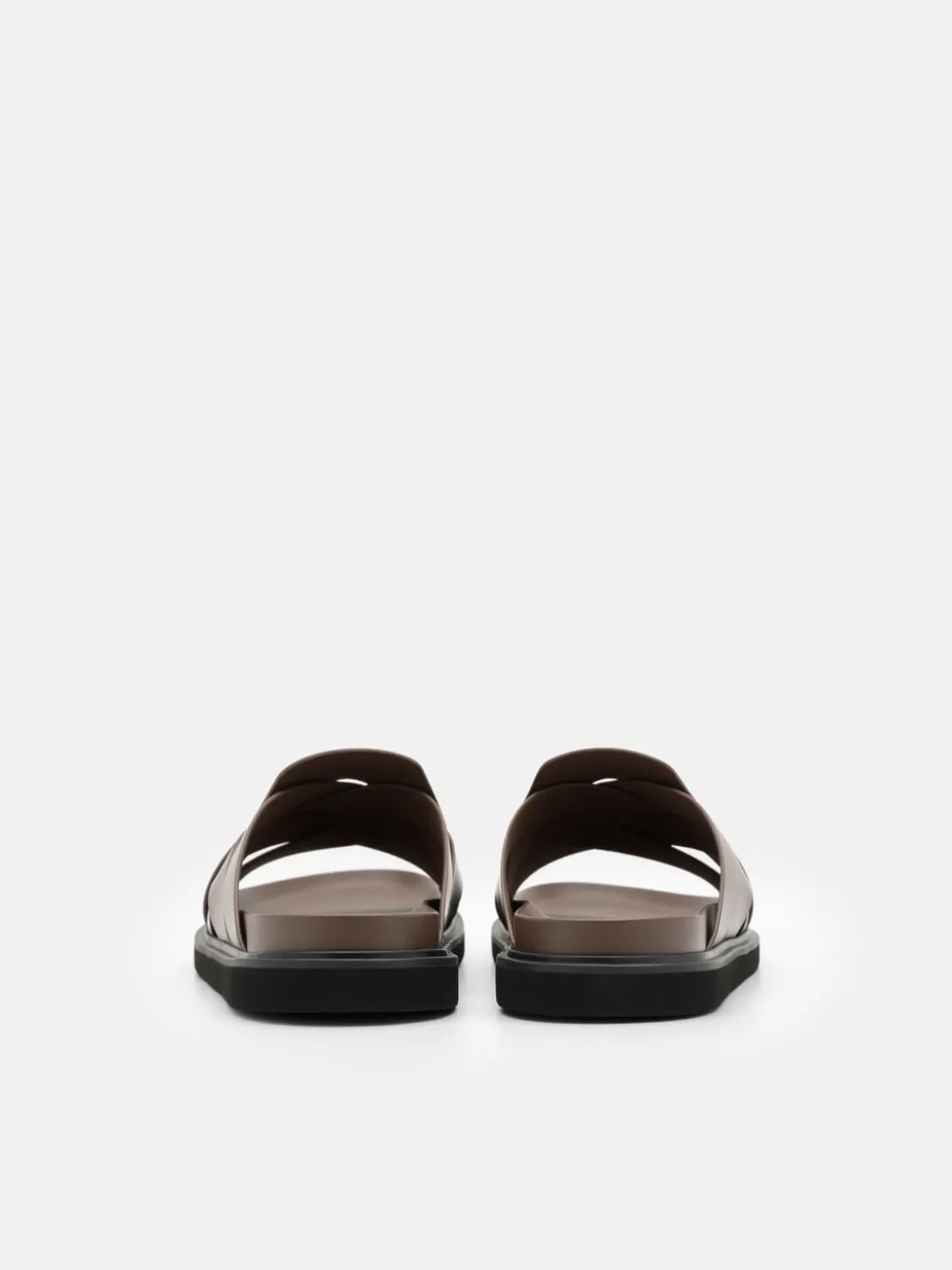 Lukas Slide Sandals - Brown