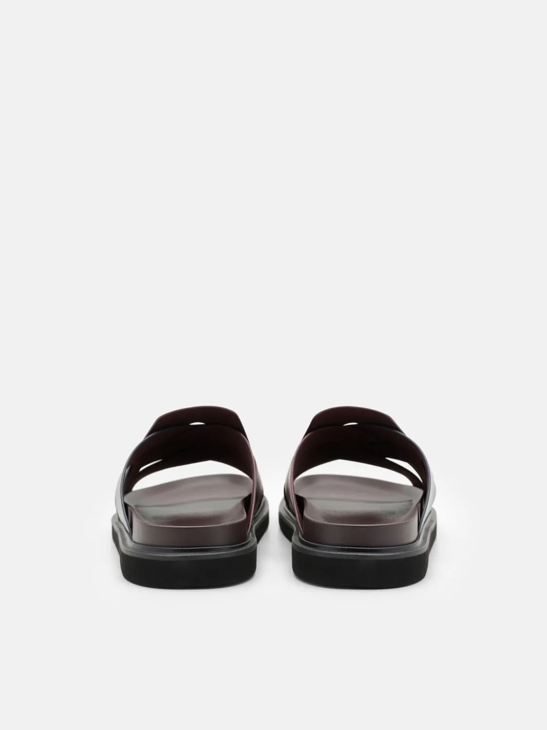 Lukas Slide Sandals - Dark Brown