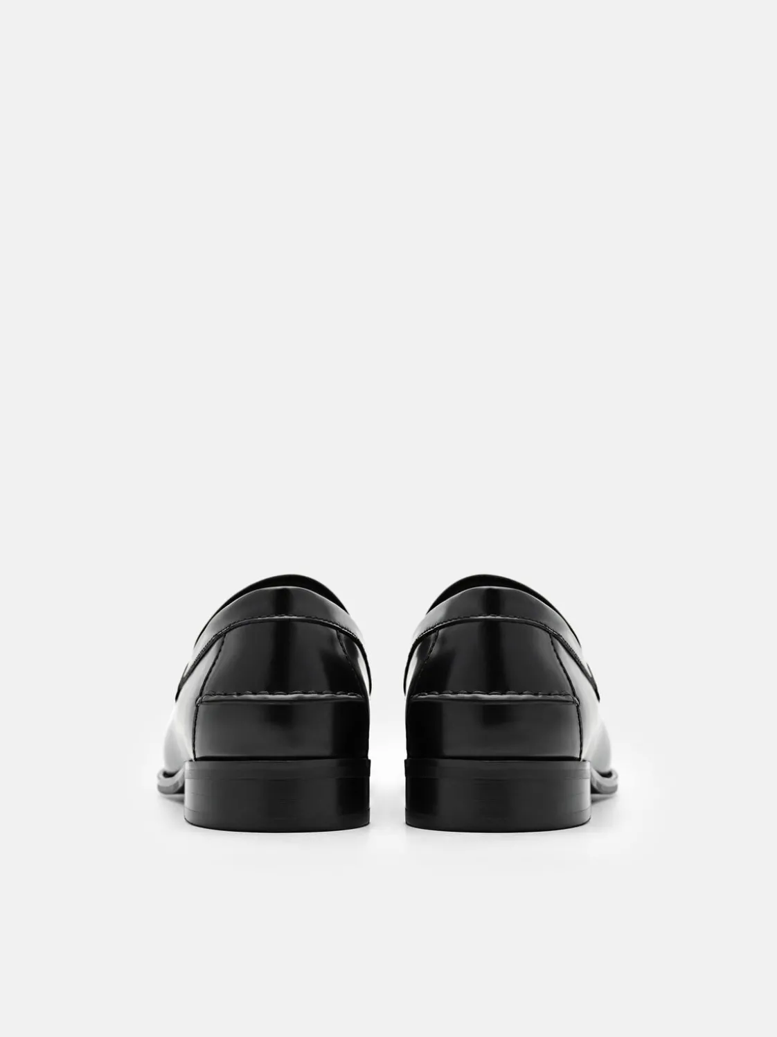 Mackenzie Leather Penny Loafers - Black