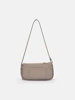 Maddy Leather Pouch - Taupe