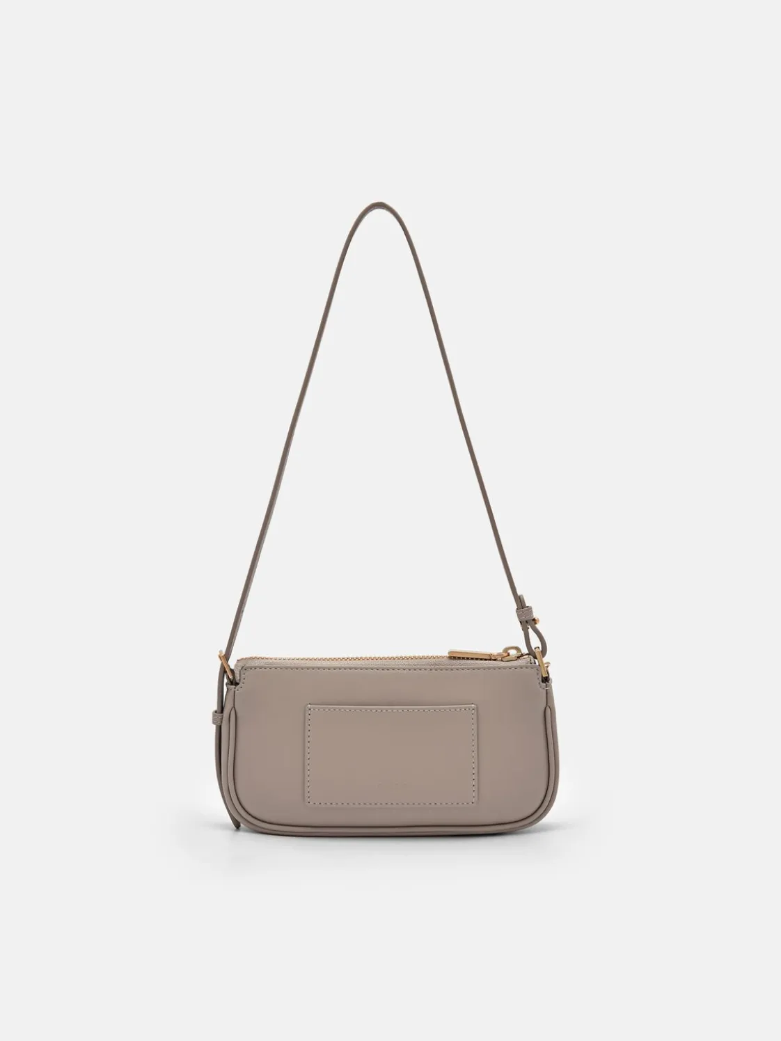 Maddy Leather Pouch - Taupe