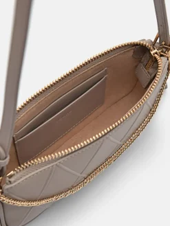 Maddy Leather Pouch - Taupe