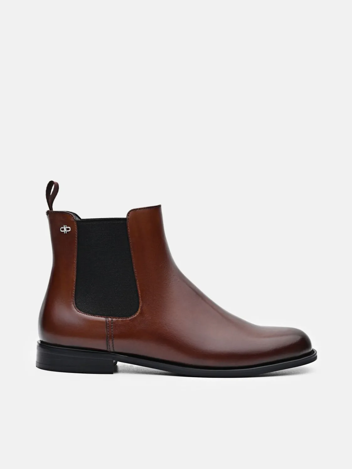 Meg Leather Chelsea Boots - Dark Brown