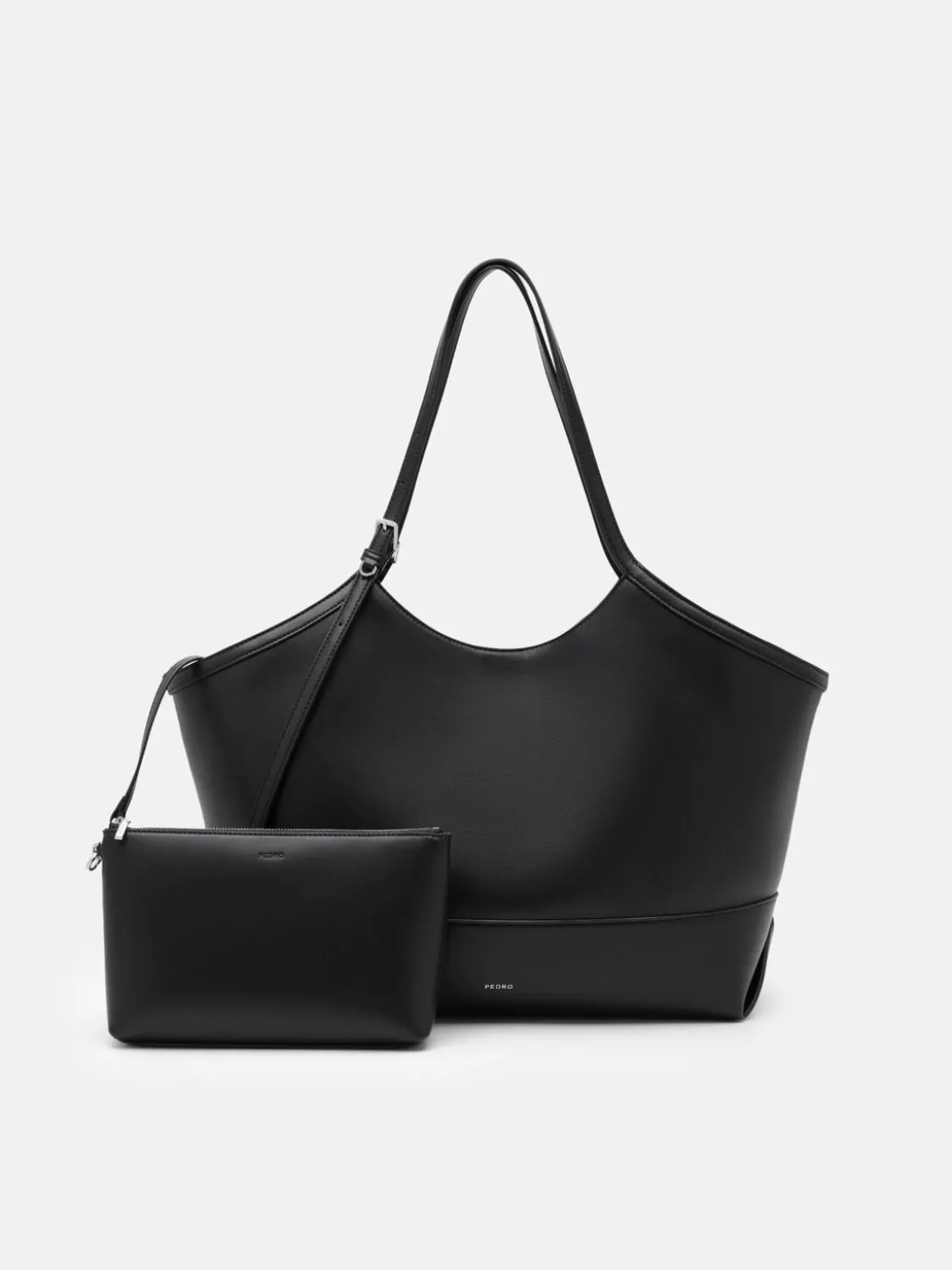 Melka Oversized Tote Bag - Black