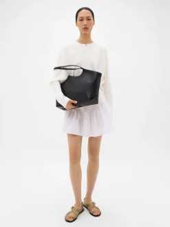Melka Oversized Tote Bag - Black