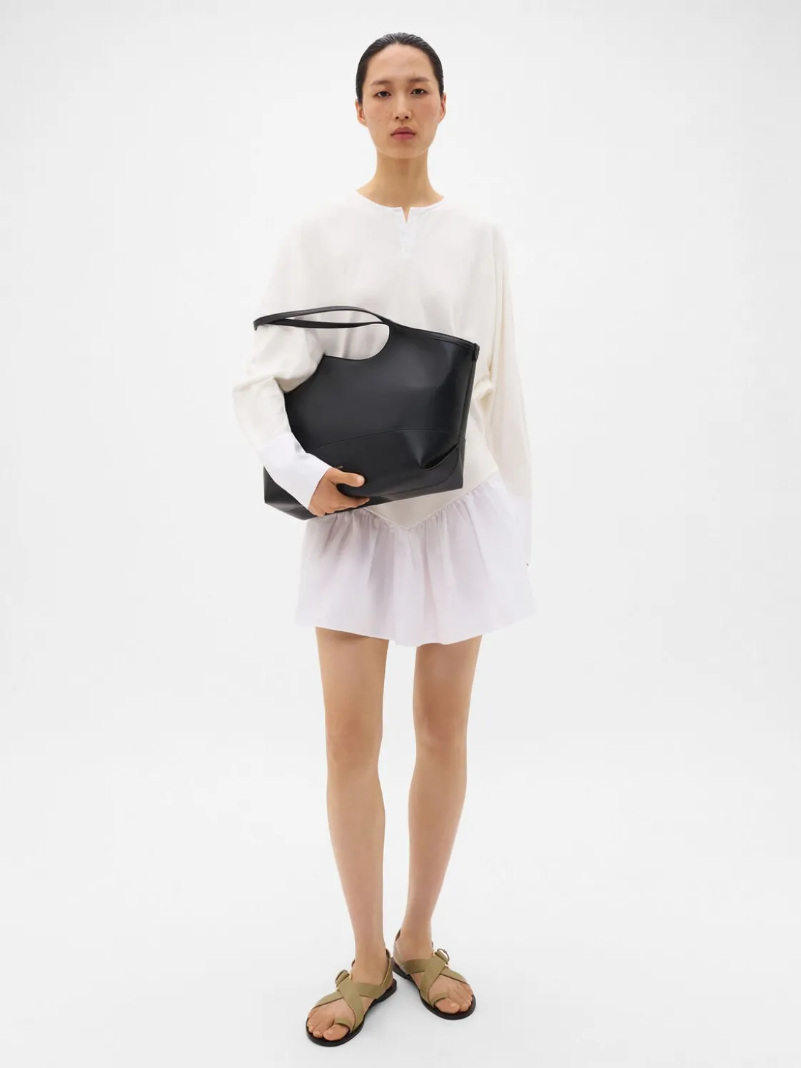 Melka Oversized Tote Bag - Black