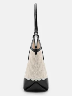 Melka Raffia Oversized Tote Bag - Chalk Raffia