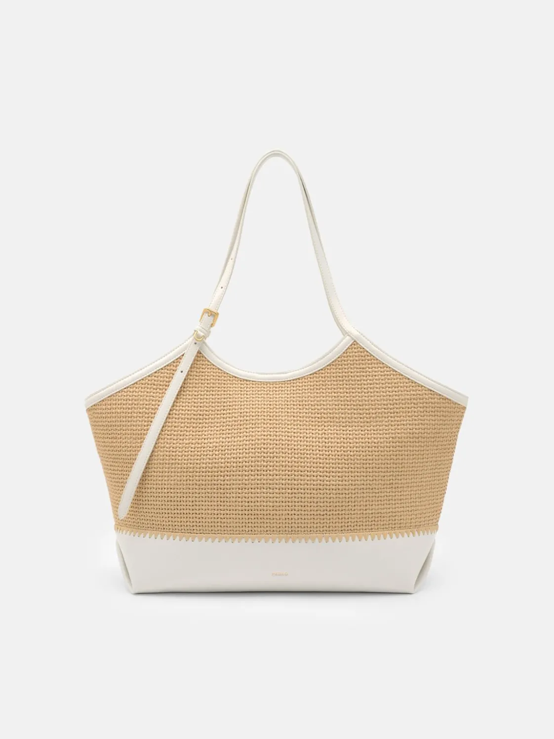 Melka Raffia Oversized Tote Bag - Natural Raffia