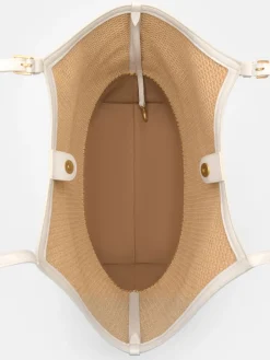 Melka Raffia Oversized Tote Bag - Natural Raffia