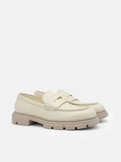 Men's Ellis Leather Loafers - Chalk